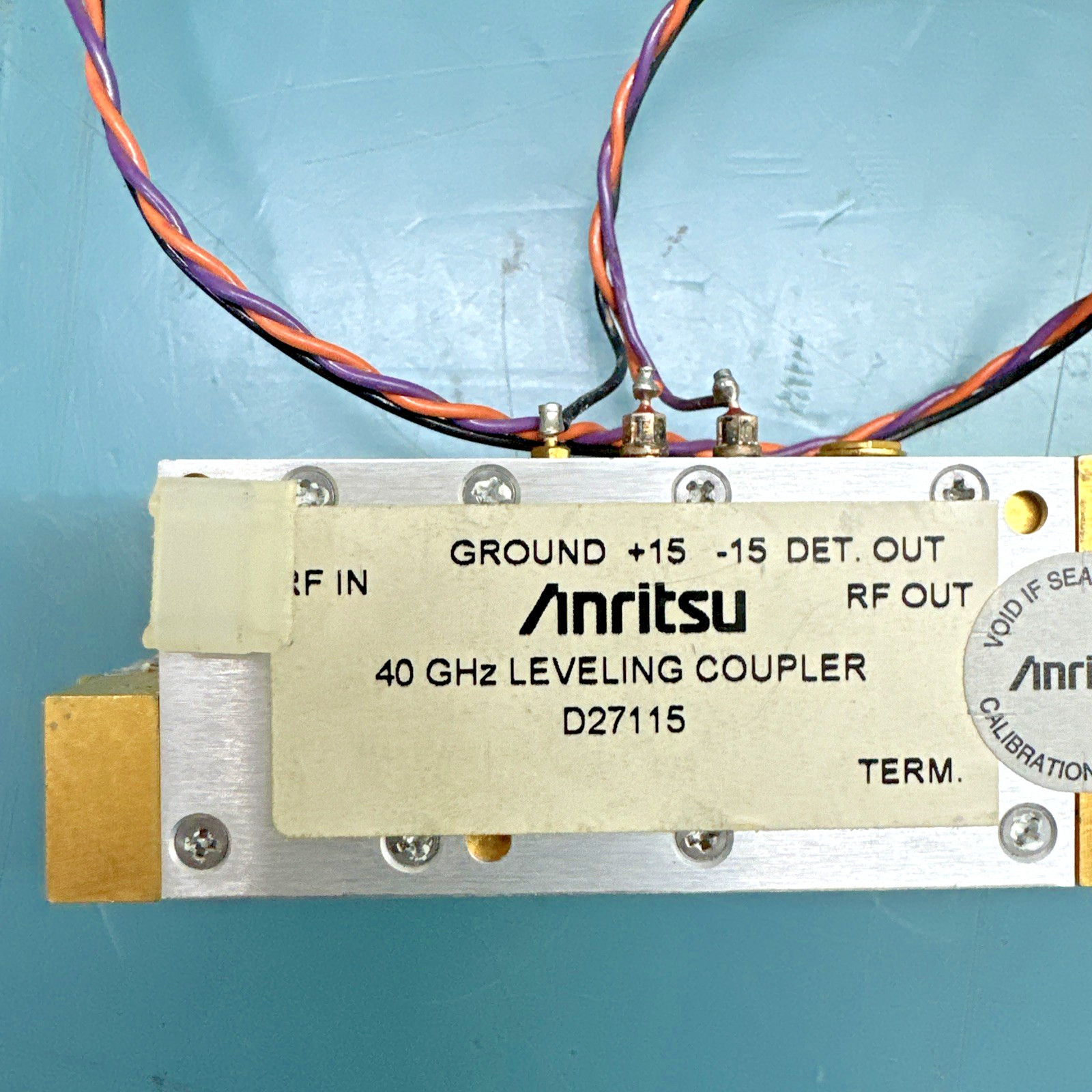 Anritsu D27115 Leveling Coupler, 40 GHz tested