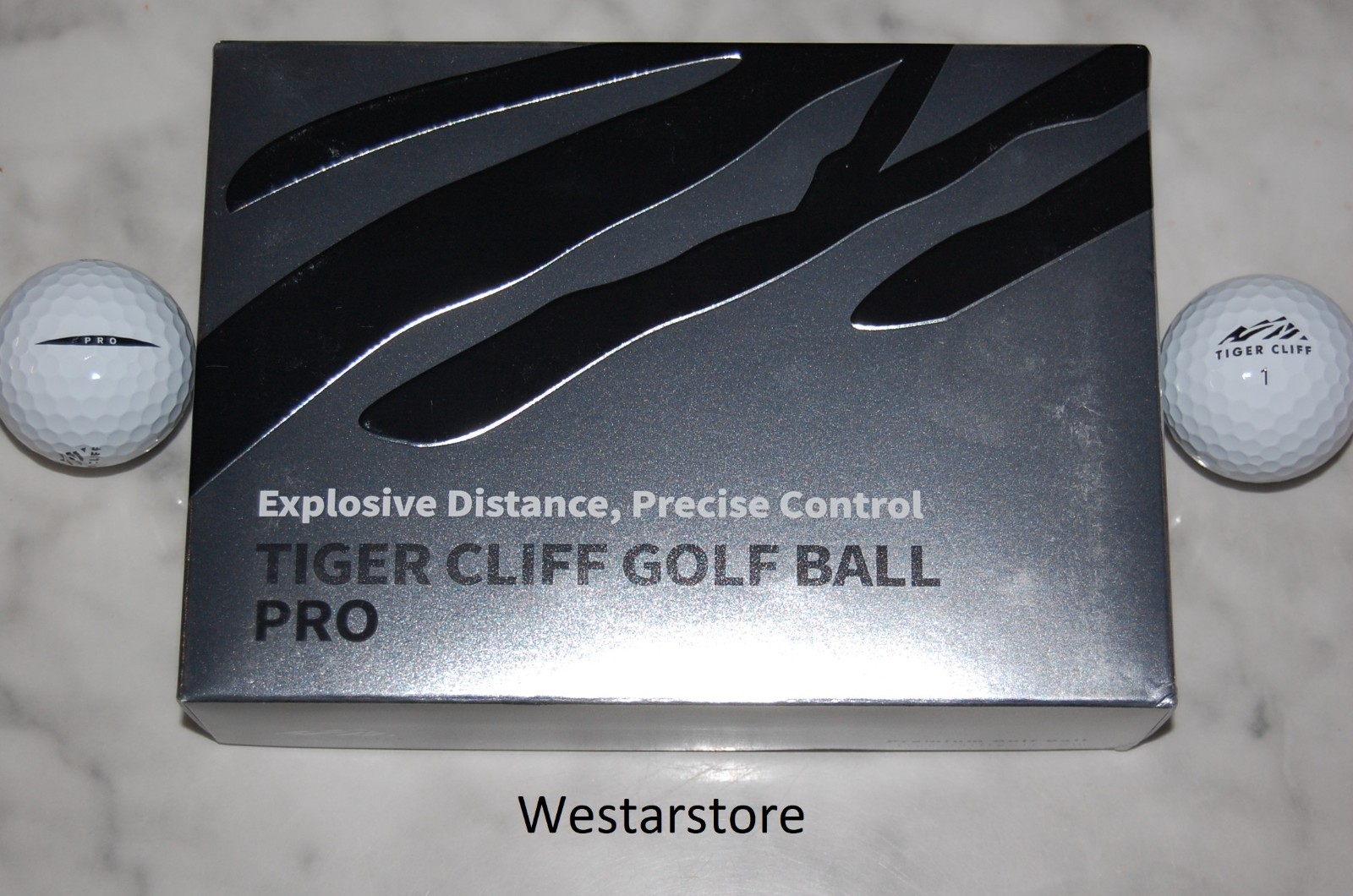 NEW  2026  TIGER  CLIFF  PRO  1 DOZEN  Golf Balls  FREE 2 Dozen TEES