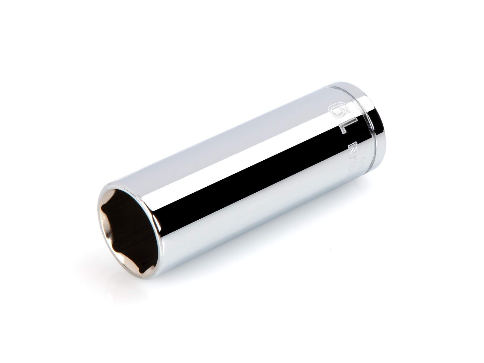 TEKTON 1/2 Inch Drive x 19 mm Deep 6-Point Socket | SHD23119 19 mm, 6-point