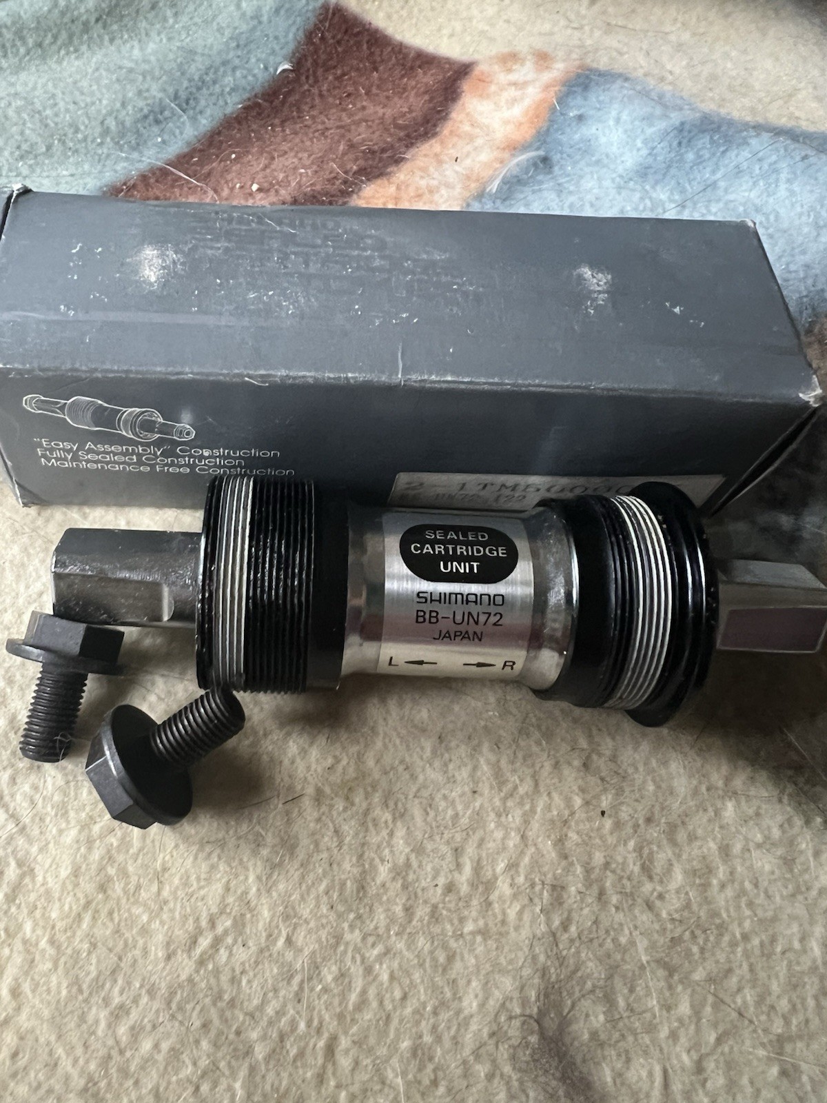 Shimano Sealed Cartridge Bottom Bracket BB-UN72 127mm  BC137 68