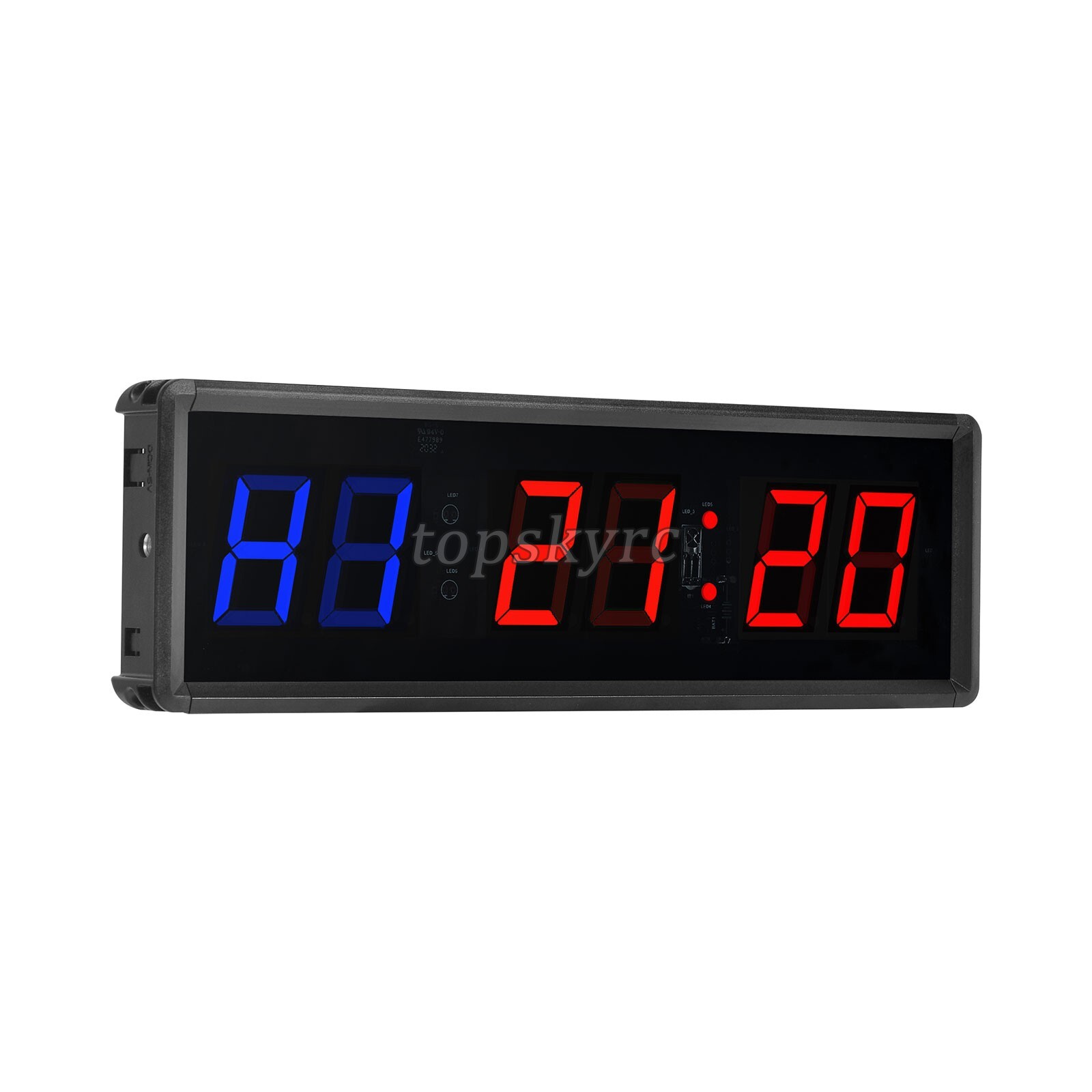 1.5" 6-Digit Gym Timer Clock Interval Timer Stopwatch Timer f/Gym Home Training