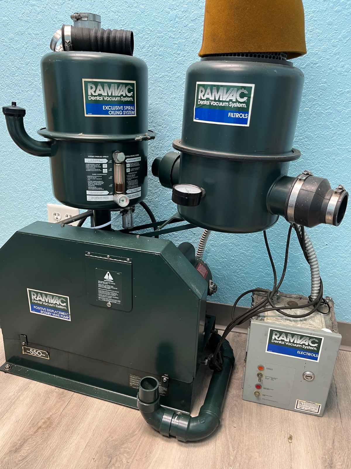 Ramvac 550 dental Vaccum System Used but functional .