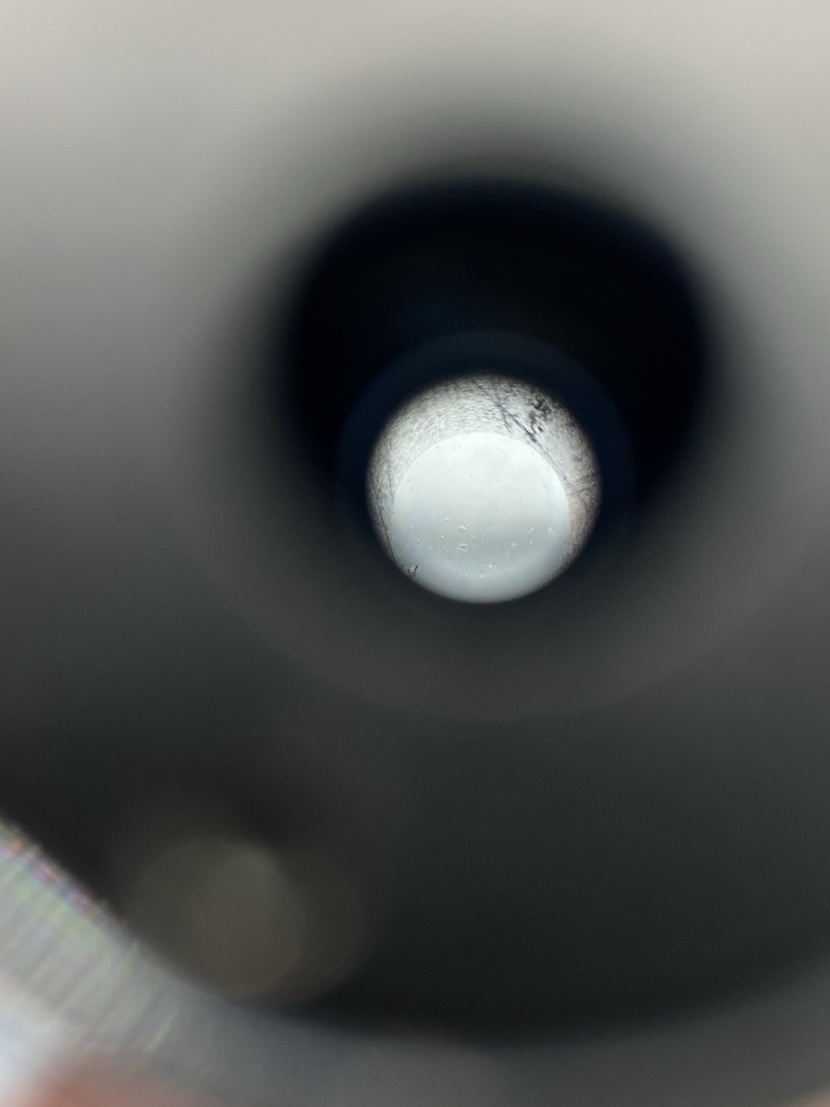 AO American Optical 40/.66 Plan Achromat Microscope Objective USA READ DIRTY