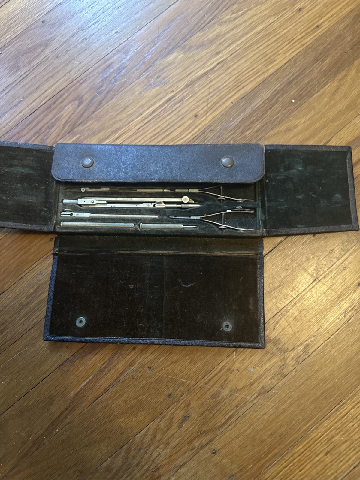 Vintage E.O. Richter & Co. Precision Drafting Tool Set  #VII.P. w/ Case