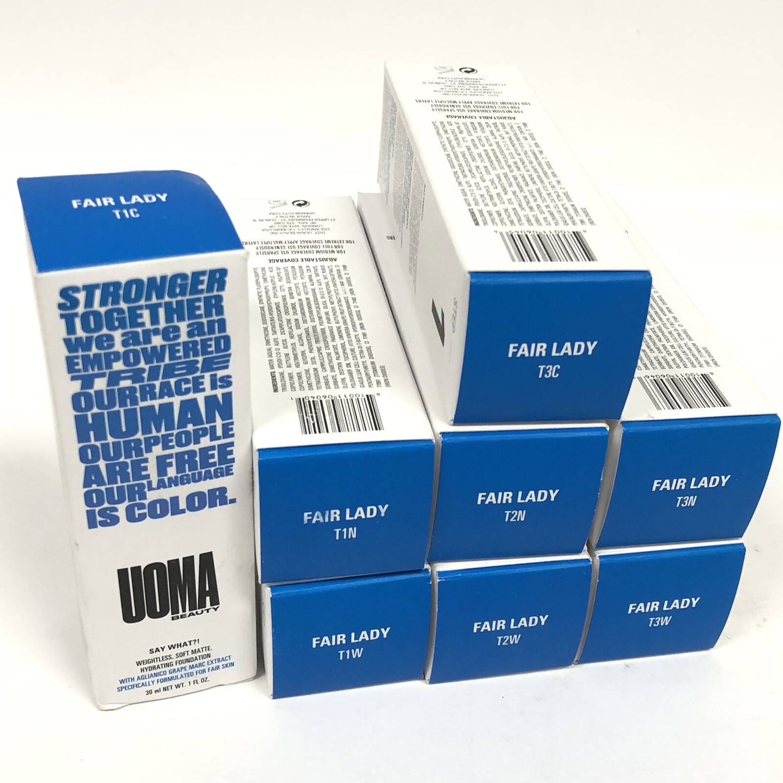 UOMA Beauty Say What?! Foundation FAIR LADY Choose Your Shade New