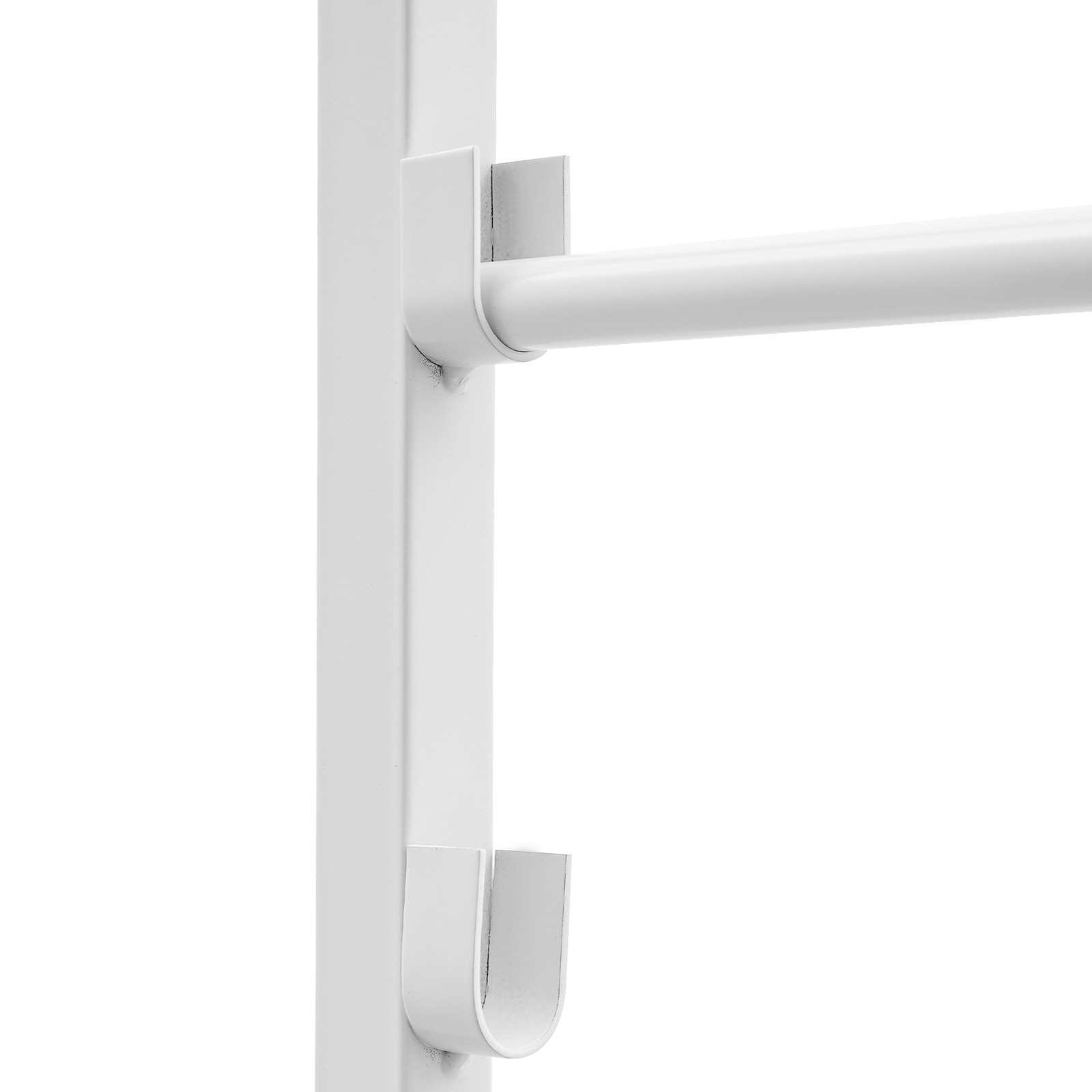 Double-Sided Ribbon Holder, White Ribbon Organizer, Ribbon Storage Display Rack