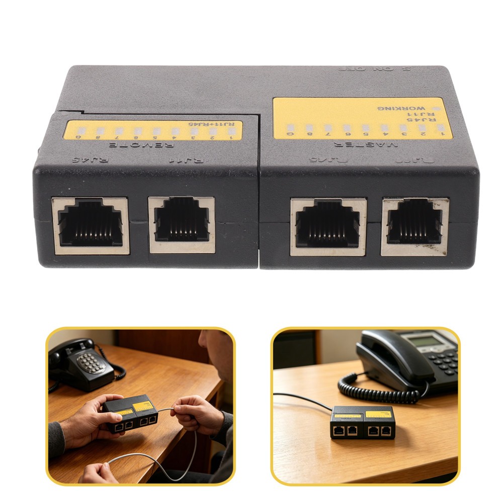 Network Cable Tracer Mini Circuit Continuity Tester Ethernet Port Tool