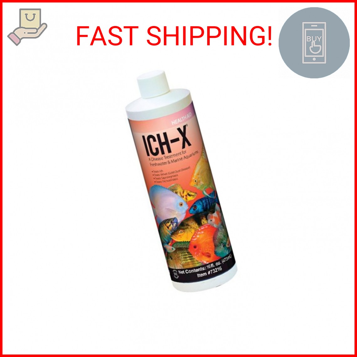 Hikari USA Inc. Ich x - Ich Treatment with More 16oz