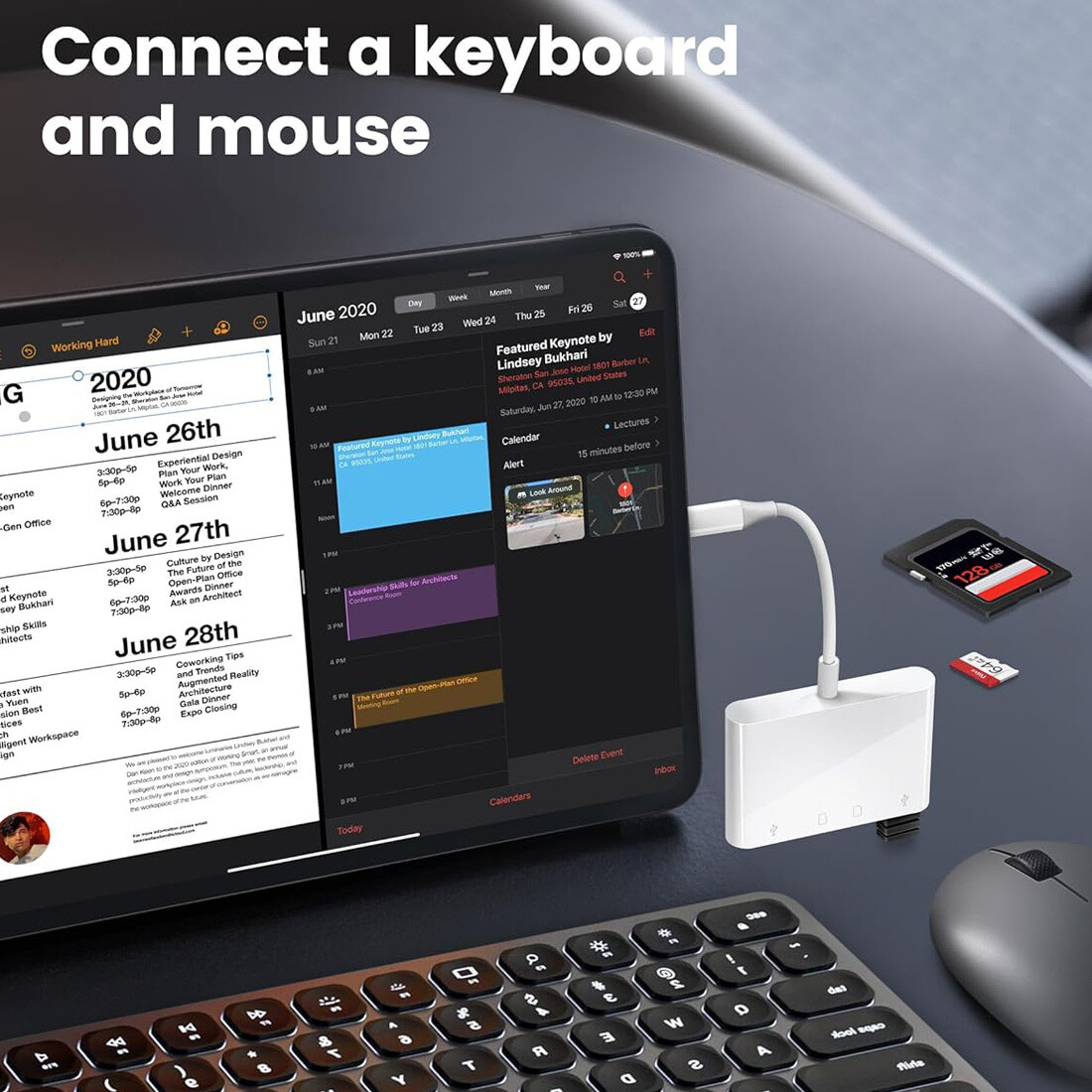 USB-C SD/TF Card Reader for iPhone 16 iPad Mac Laptop, High-Speed Data Transfer⚡