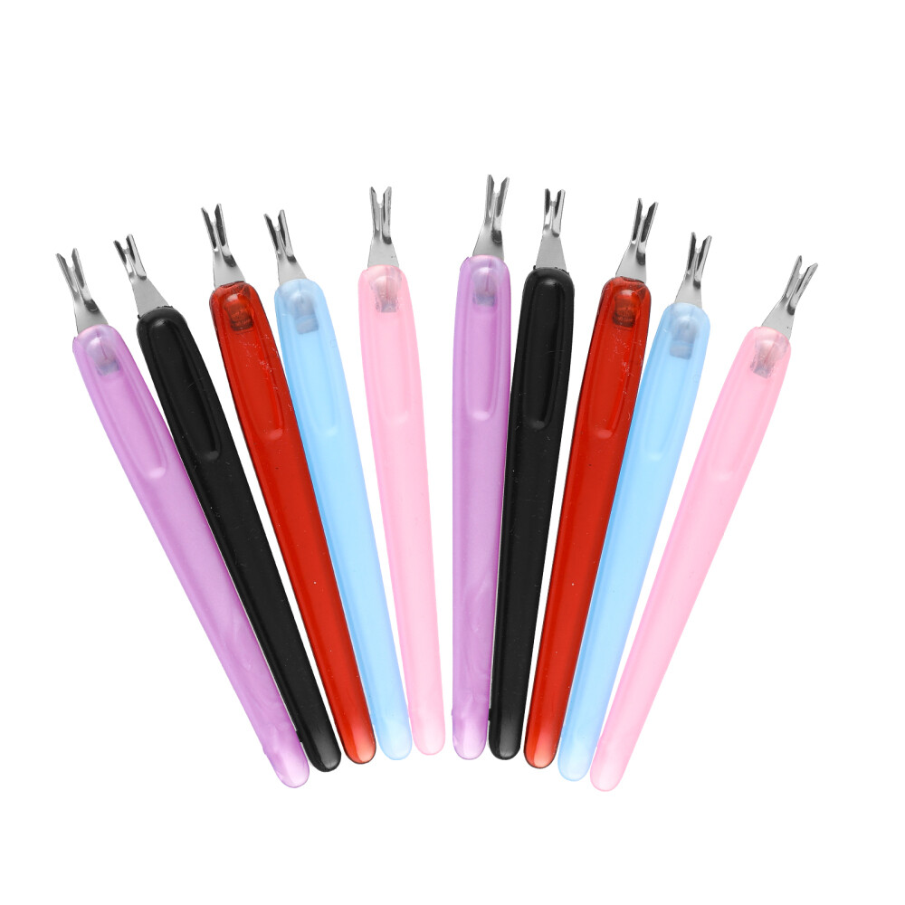50PCS Dead Skin Forks Cuticle Trimmer Pusher Cuticle Fork Cuticle Nail Pusher