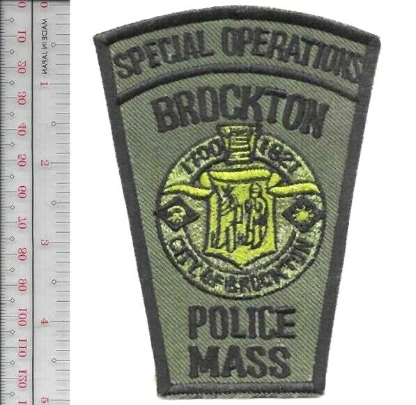Brockton Police Department Special Operations Team Massachusetts NO TARIFF