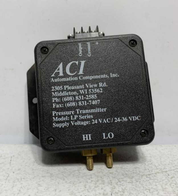 ACI LP Series Pressure Transmitter 24VAC/24-36VDC