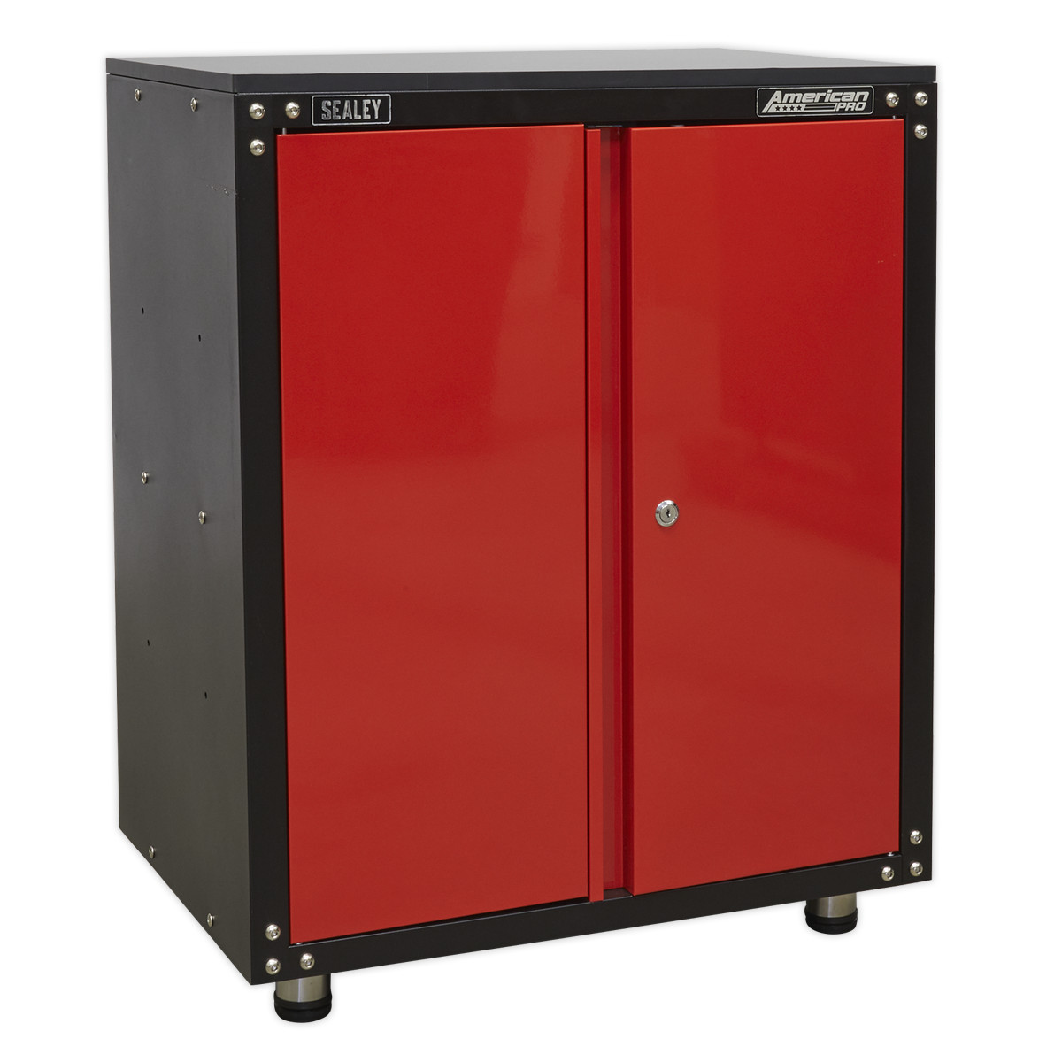 Sealey Modular 2 Door Cabinet Worktop With Lock & Two Keys 665mm APMS81