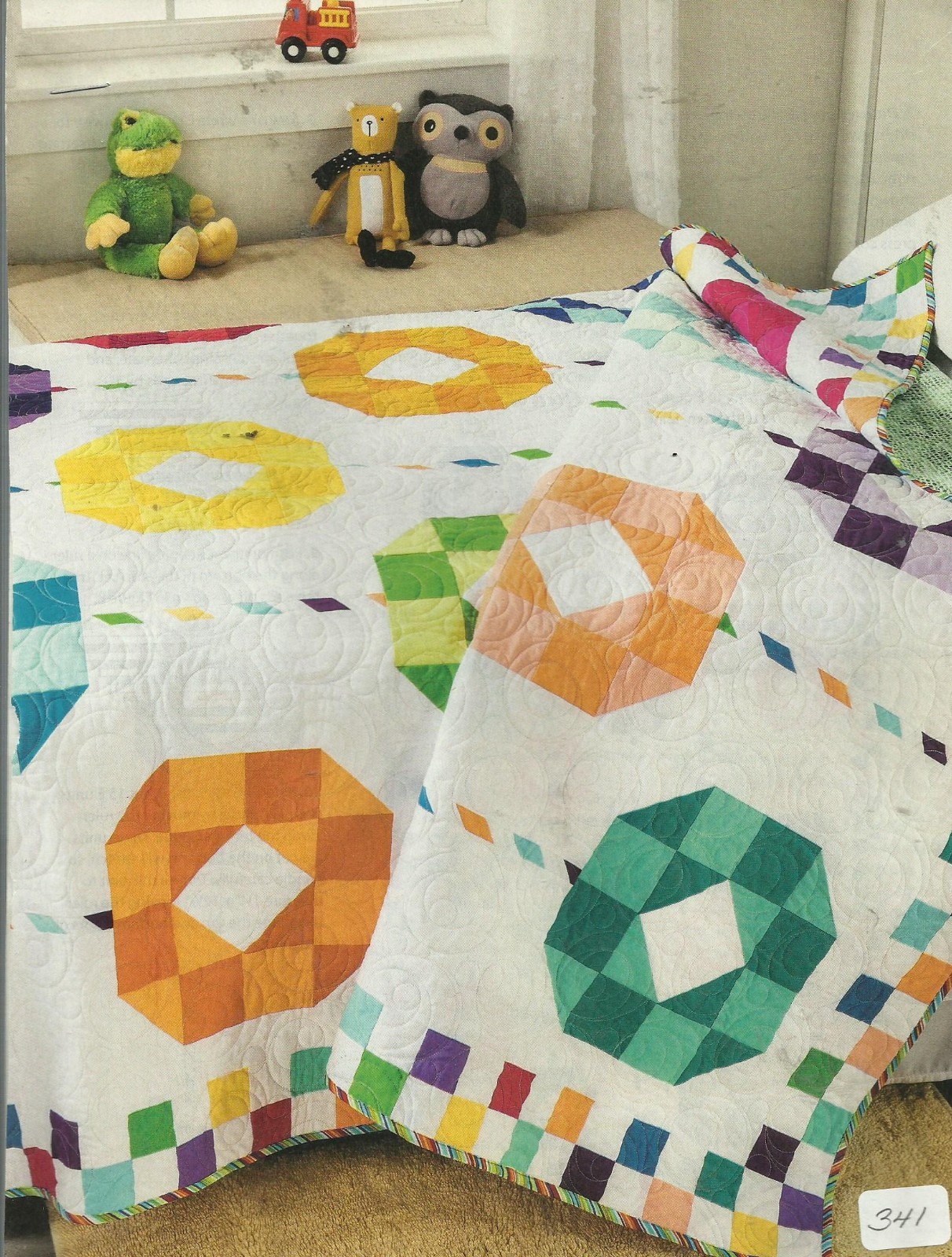 E0809  LOLLIPOP DREAMS KID'S  QUILT PATTERN/INSTRUCTIONS