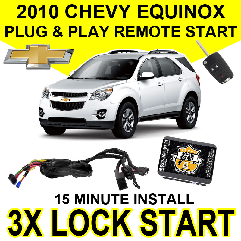 Js Alarms Plug & Play Remote Car Starter 3X Lock For 2010 Chevy Equinox GM7