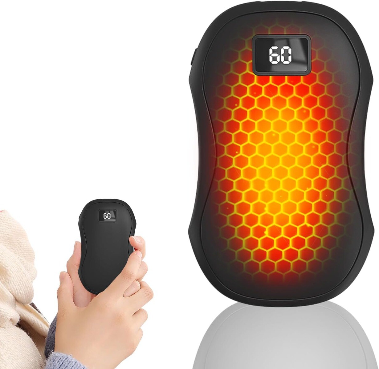 Portable 5600mAh Mini Electric Pocket hothands Hand Warmers Rechargeable battery