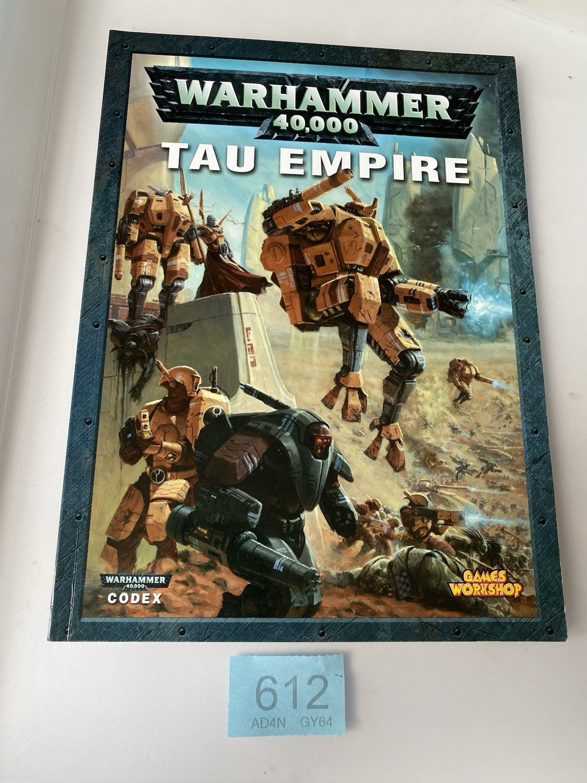 40k 4th Ed Tau Empire Codex, OOP Softcover Book, Excellent Condition