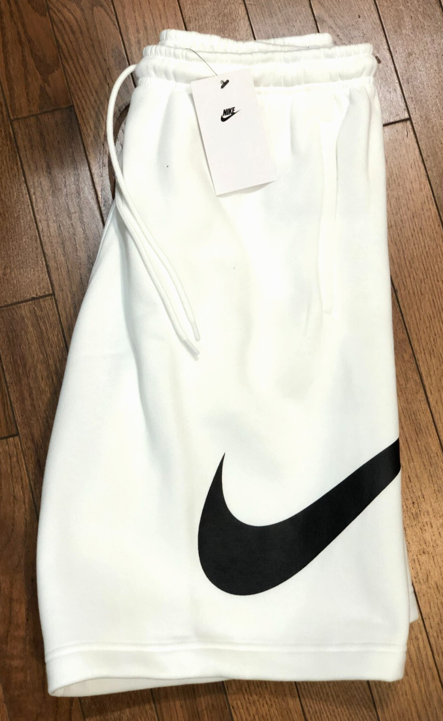 *NEW* Men's NIKE Essential Club Swoosh Graphic Sweat Short White (FN3906 100) 👍