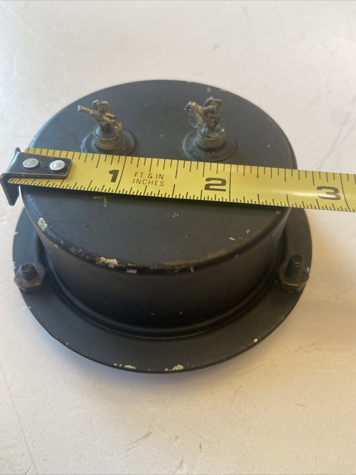 Vintage Marion Milliamperes DC Panel Meter Model HM3 Scale 0-50 #K