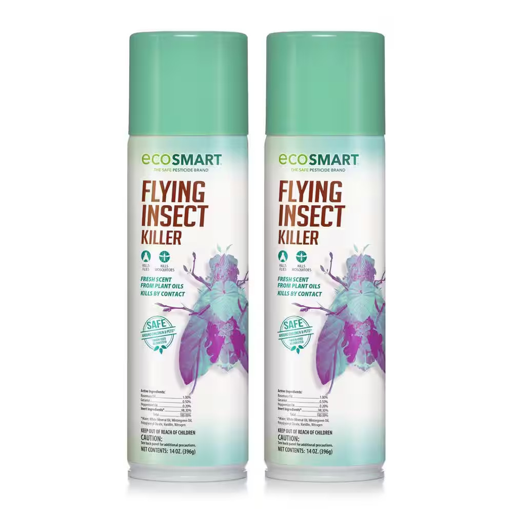 14 Oz. Natural Flying Insect Killer with Plant-Based Rosemary and Peppermint Oil
