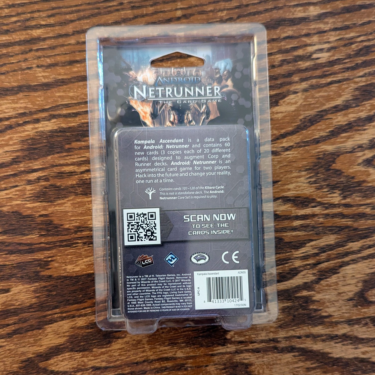 Kampala Ascendant | Android: Netrunner Data Pack - Kitara Cycle - NEW SEALED OOP