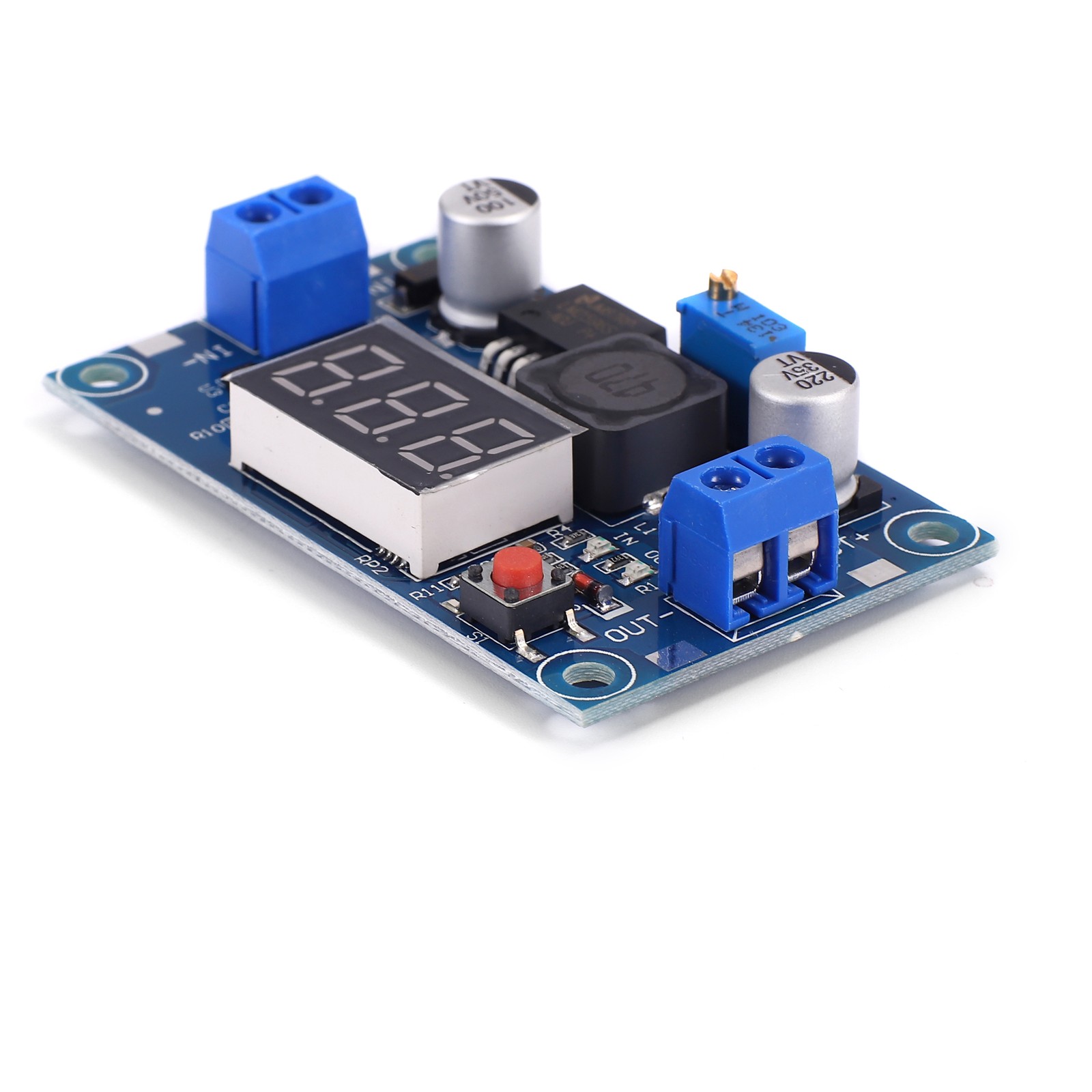 LM2596 Voltmeter DC Module Adjustable Step Up Step Down Regulator Voltage Regulator