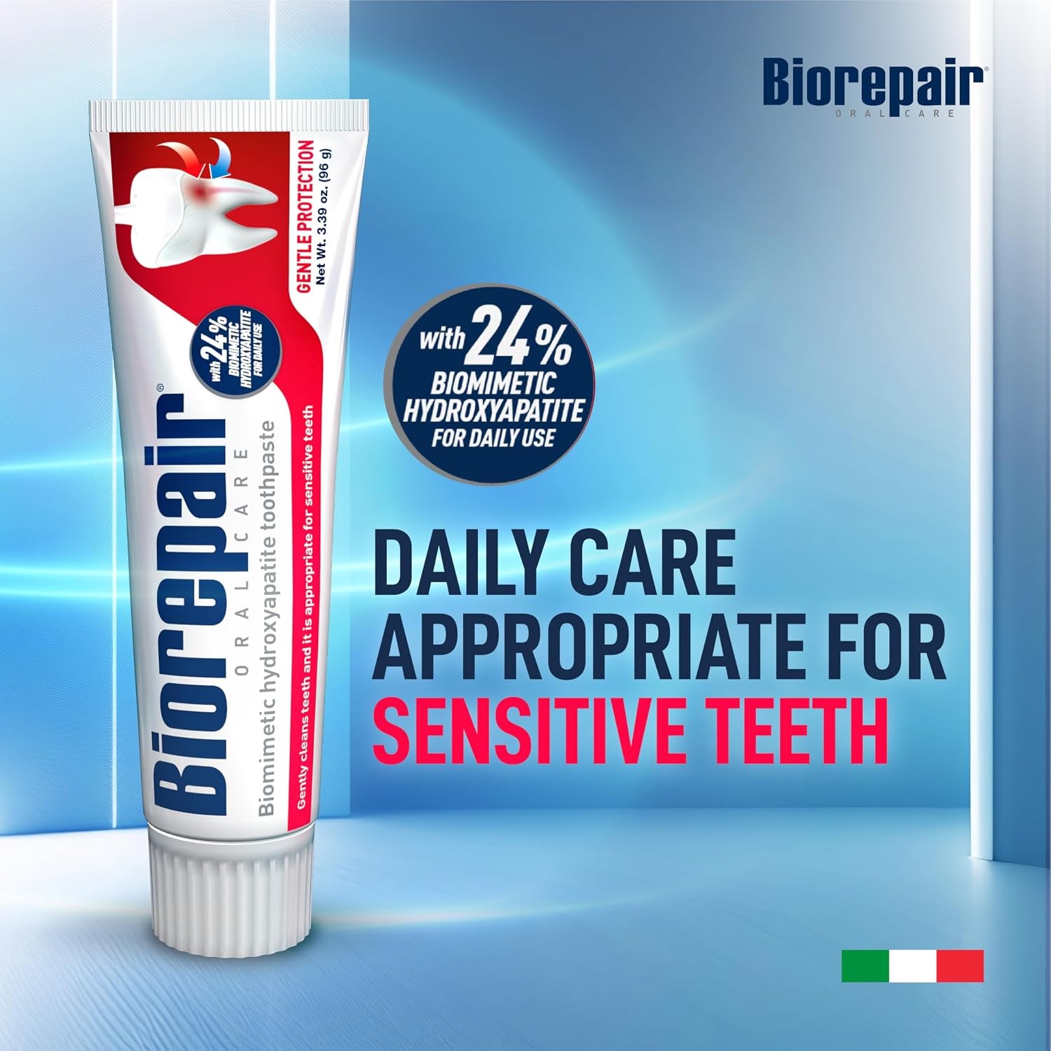 Hydroxyapatite Toothpaste 24% Gentle Protection for Sensitive Teeth 3.28 oz