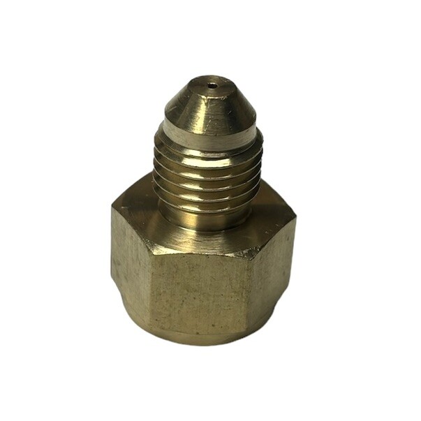 4AN Male to AN4 Female adapter fitting with .035” Oil Restrictor Feed For Turbo