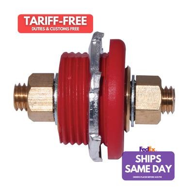 Moroso 74144, One Thru Panel Battery Terminal - Red Performance Racing Parts