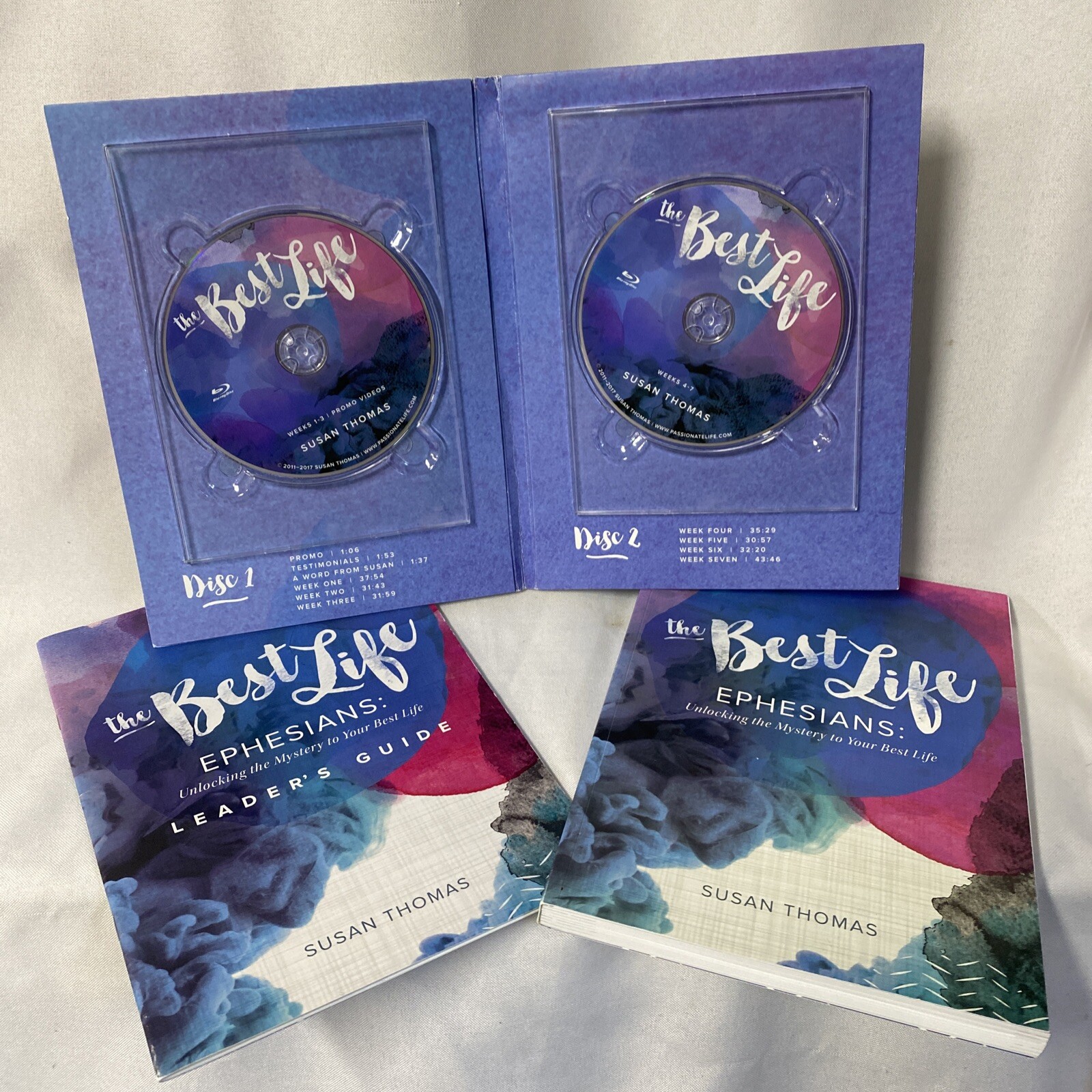 The Best Life: Ephesians BIBLE Study Box Set Guide & Blue-Ray by Susan Thomas
