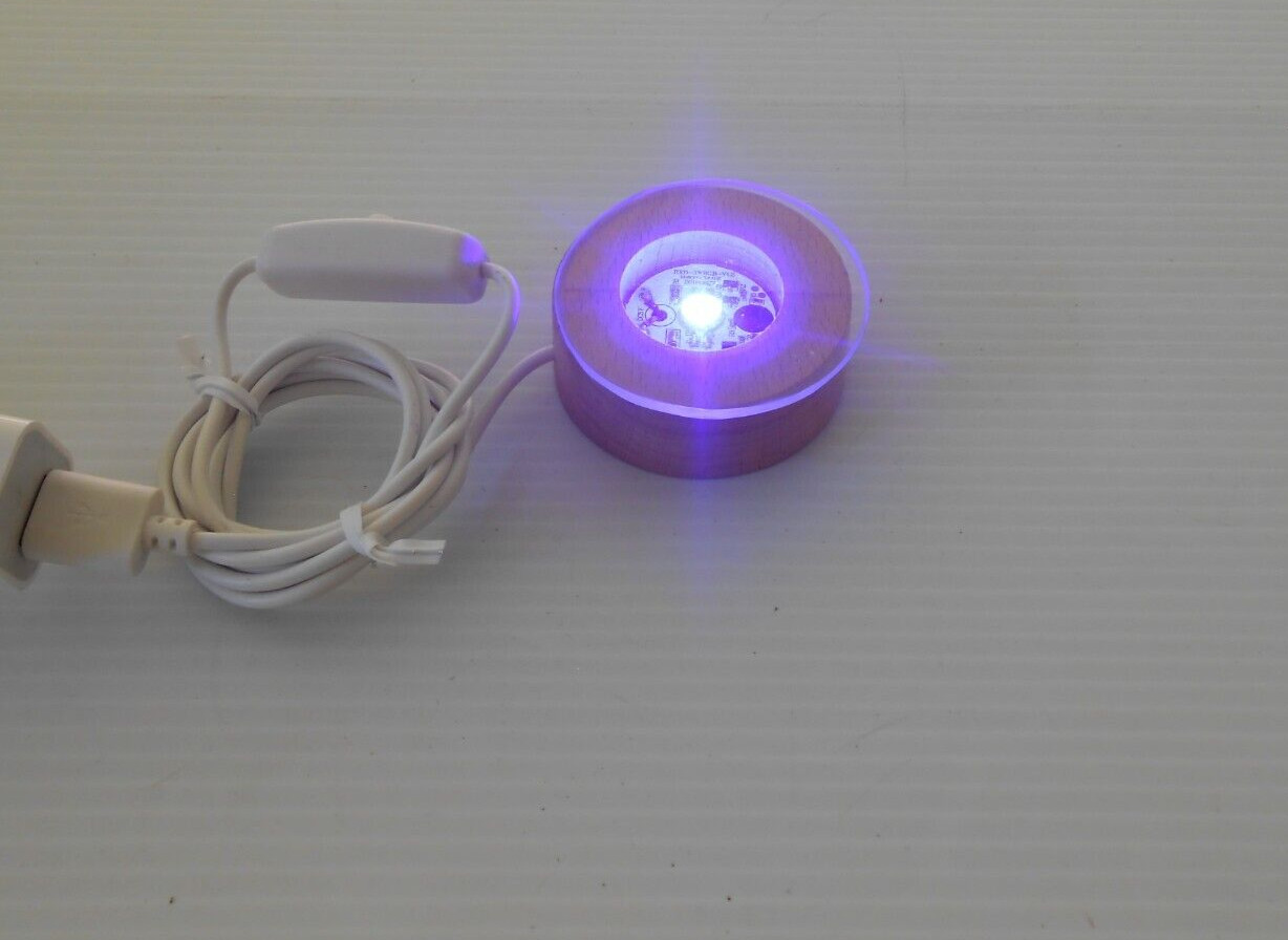 Color Changing L E D Glow Base T-1062