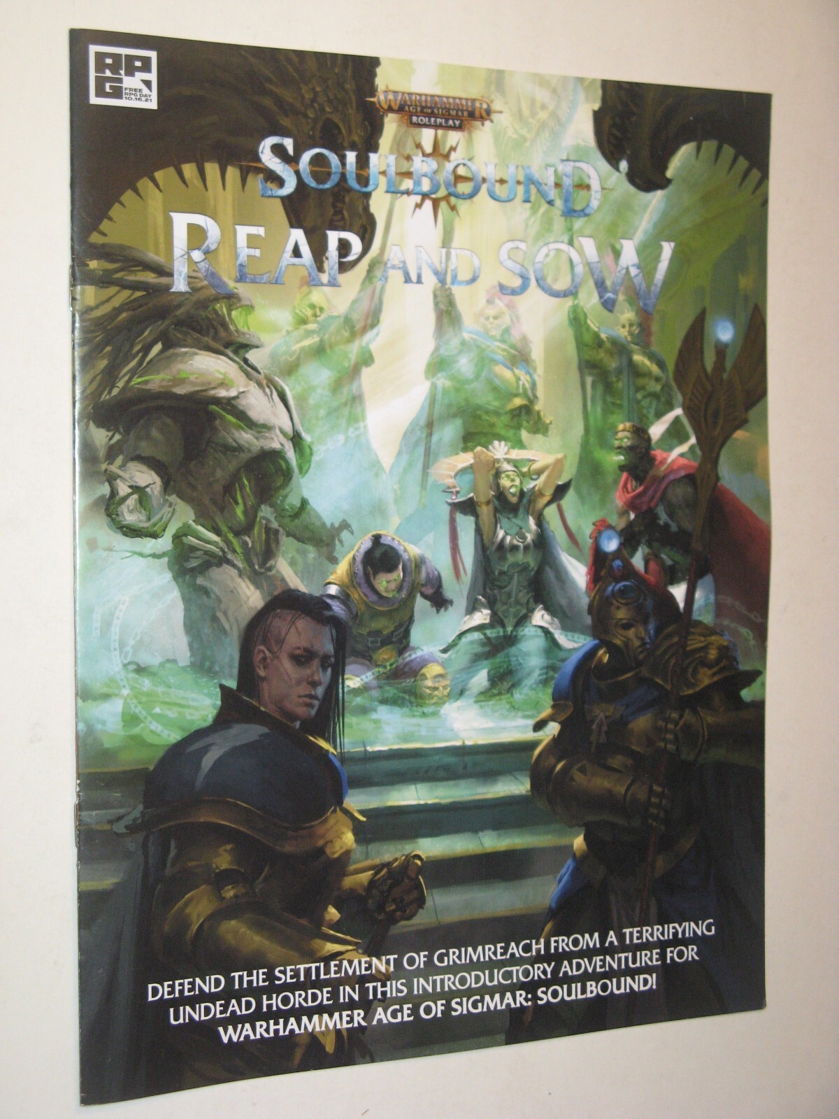 Soulbound Reap and Sow Warhammer Age of Sigmar Free RPG Day 2021 Cubicle 7