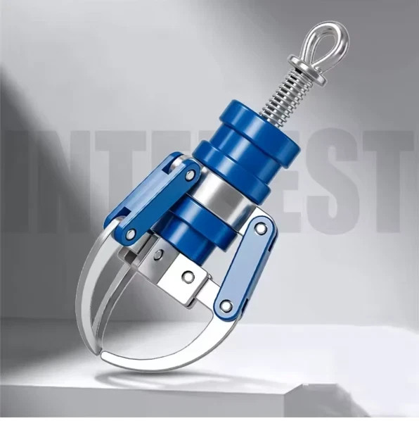 Creative Mini Doll Machine Claw Keychain For Women Plastic Material Fingertip
