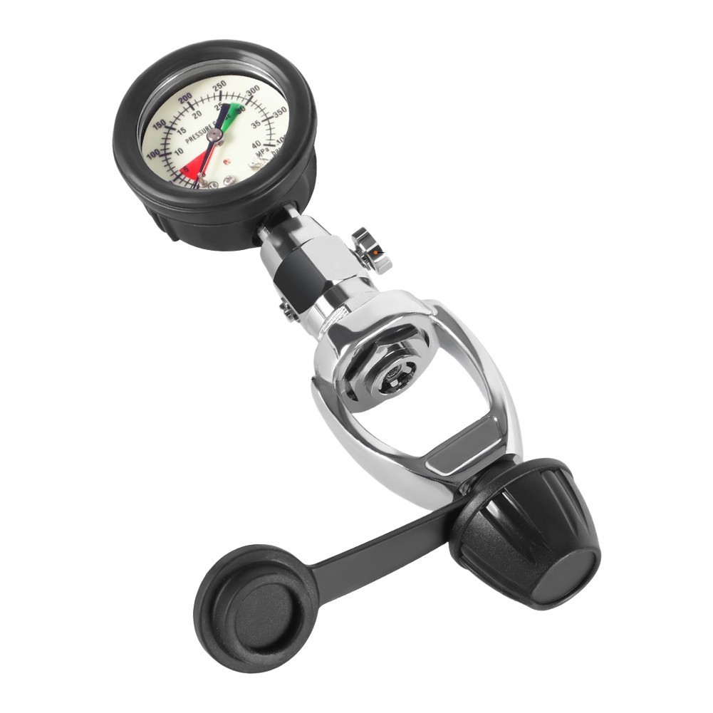 Brass Material 300Bar Gauge For Night Diving Accurate Pressure Measurement