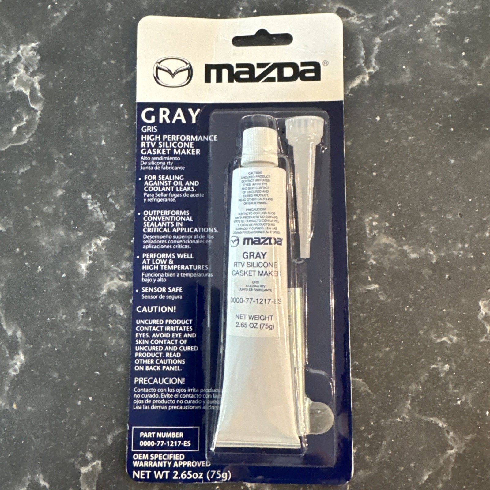 Mazda RTV Silicone Gasket Maker OEM 0000-77-1217-ES High Performance Sealant