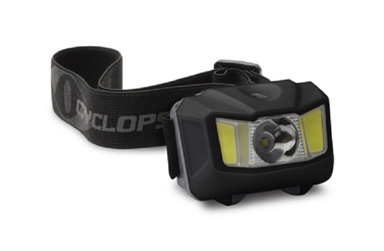 Cyclops 250 Lumen Conductive Touch Headlamp Green COB Led CYC-HL250