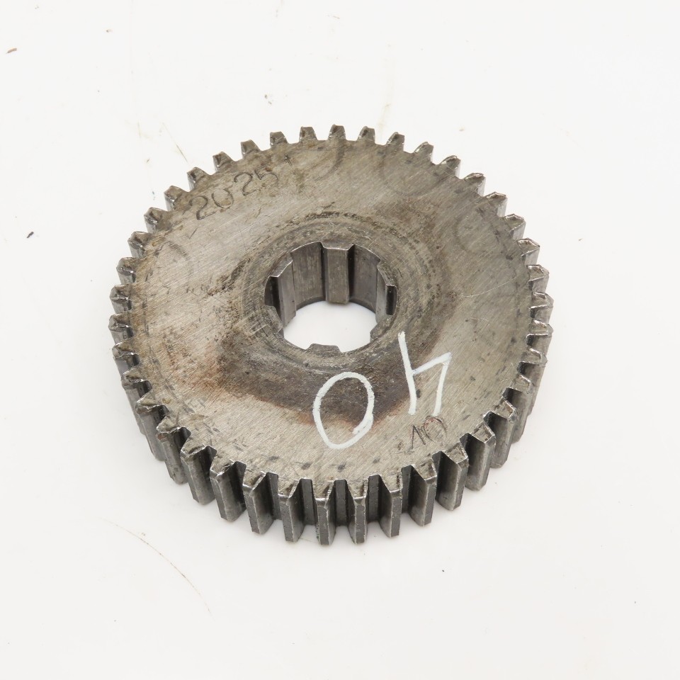 4.19" OD x 1-1/8" Spur Gear 20°PA 1-1/4" Spline Shaft 40T
