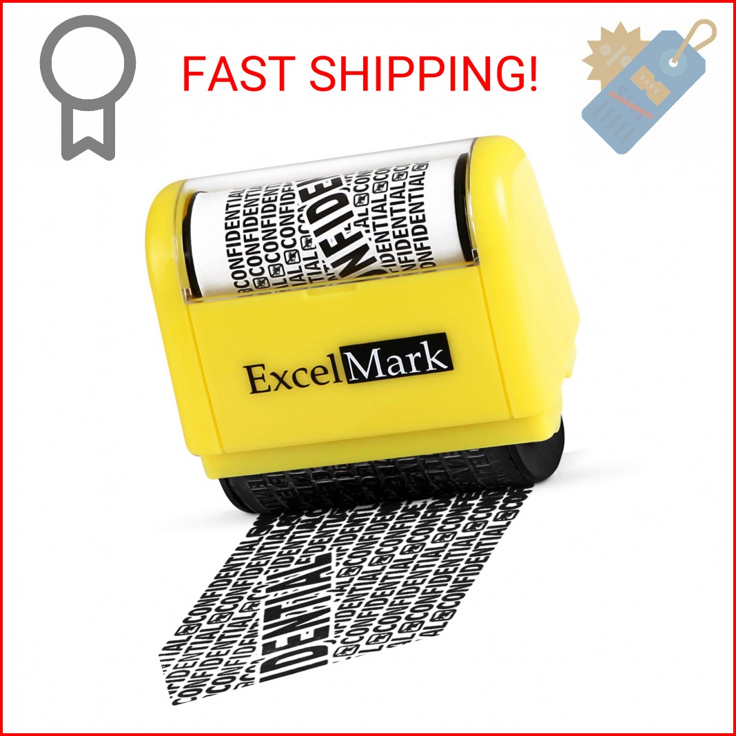 ExcelMark Rolling Identity Theft Stamp (Large)