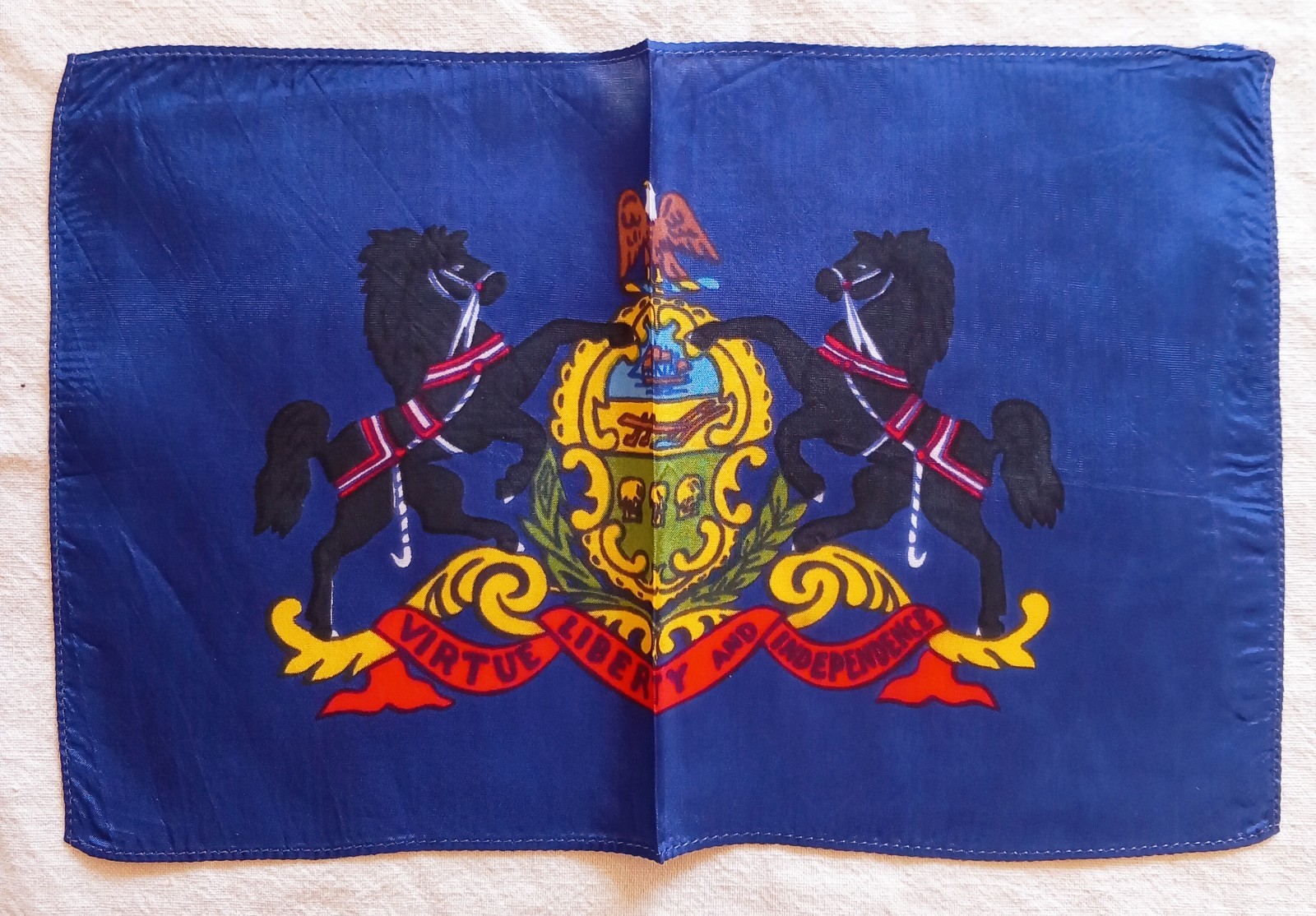 Apollo XV Space-Flown Pennsylvania State Flag