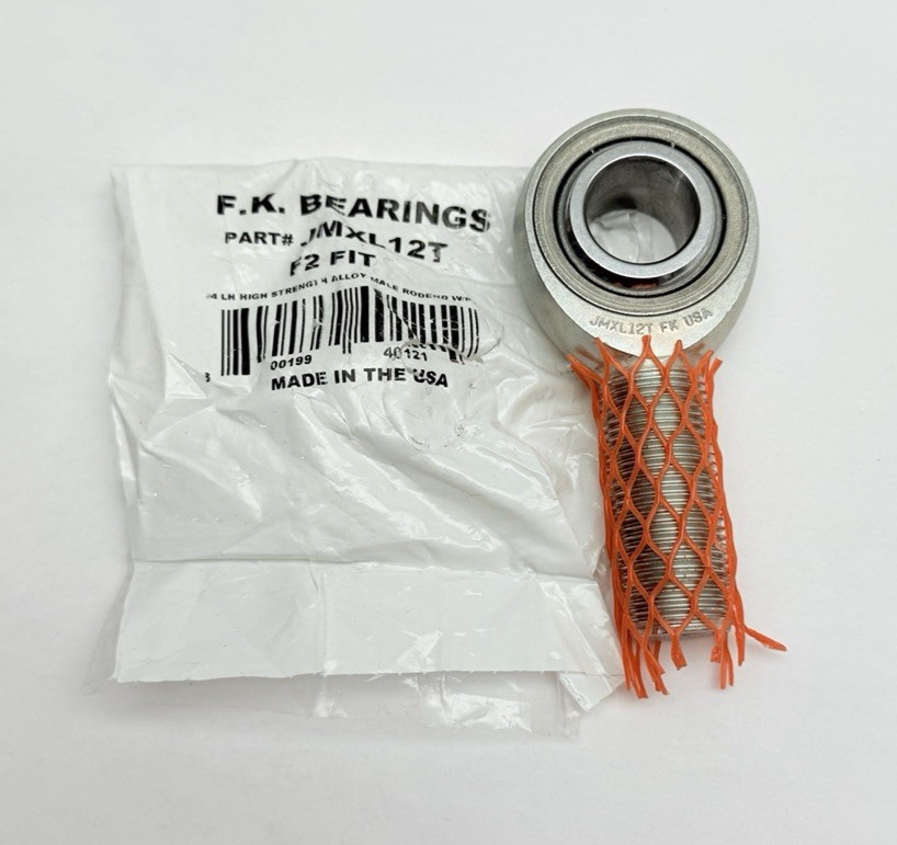 F.K. BEARINGS JMXL12T HIGH STRENT HALLOY MALE RODEND F2 FIT