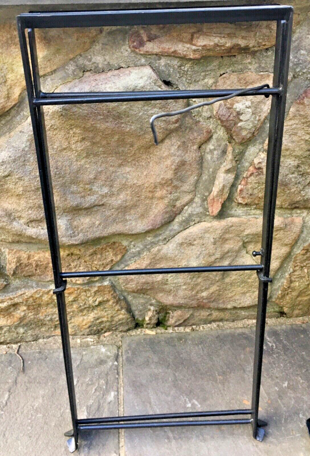Vintage Folding Cast Iron Flower Table Restored