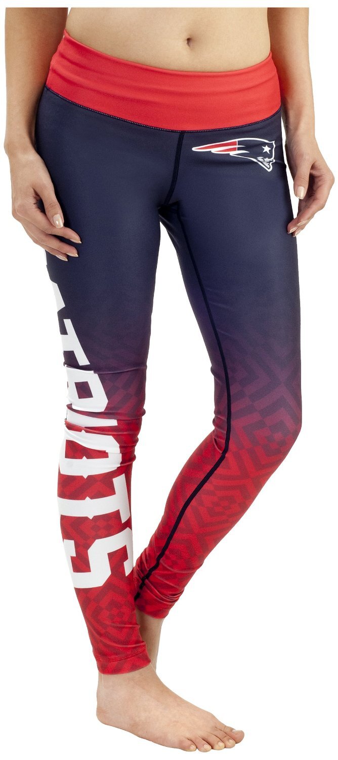 FOCO NFL New England Patriots Gradient Print Leggings Women's Large