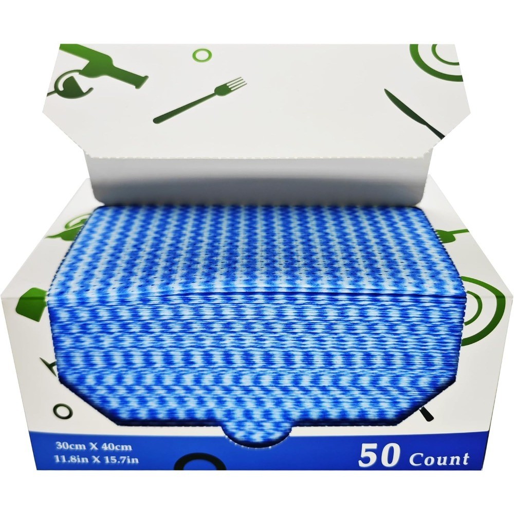 Reusable Cleaning Cloths,50 Count,Thickened Heavy Duty Wipes for