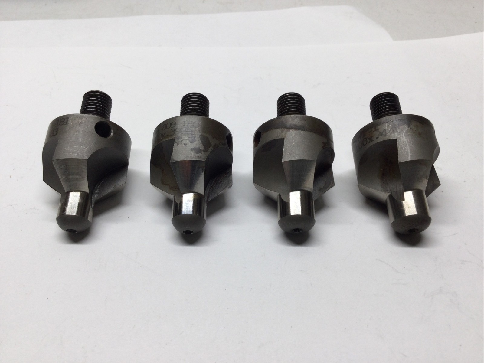 4) 3/8-24 Threaded Jumbo Microstop Countersinks ~Aircraft Tools