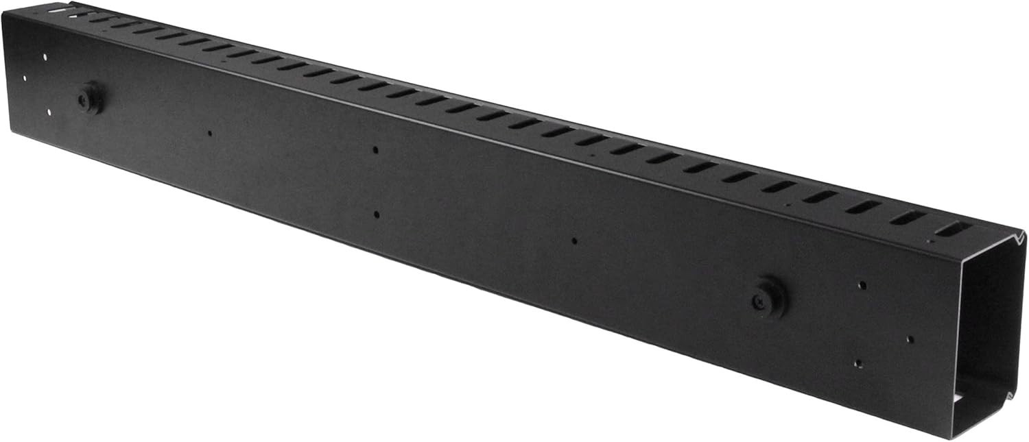 3Ft Vertical Cable Management Duct for 19" Server Rack - Slotted Wire Raceway