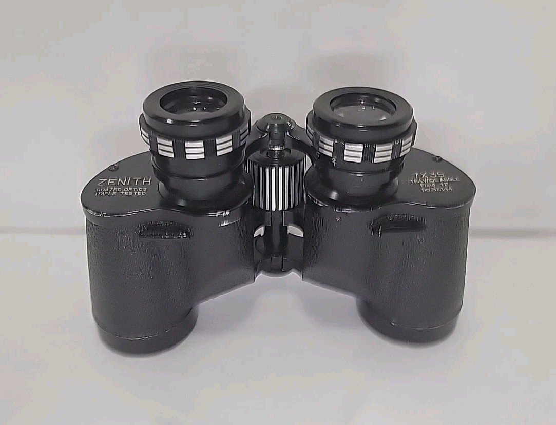 Zenith Binoculars (Scratches), 7 X 35 Extra Wide Angle With Case (Damaged)