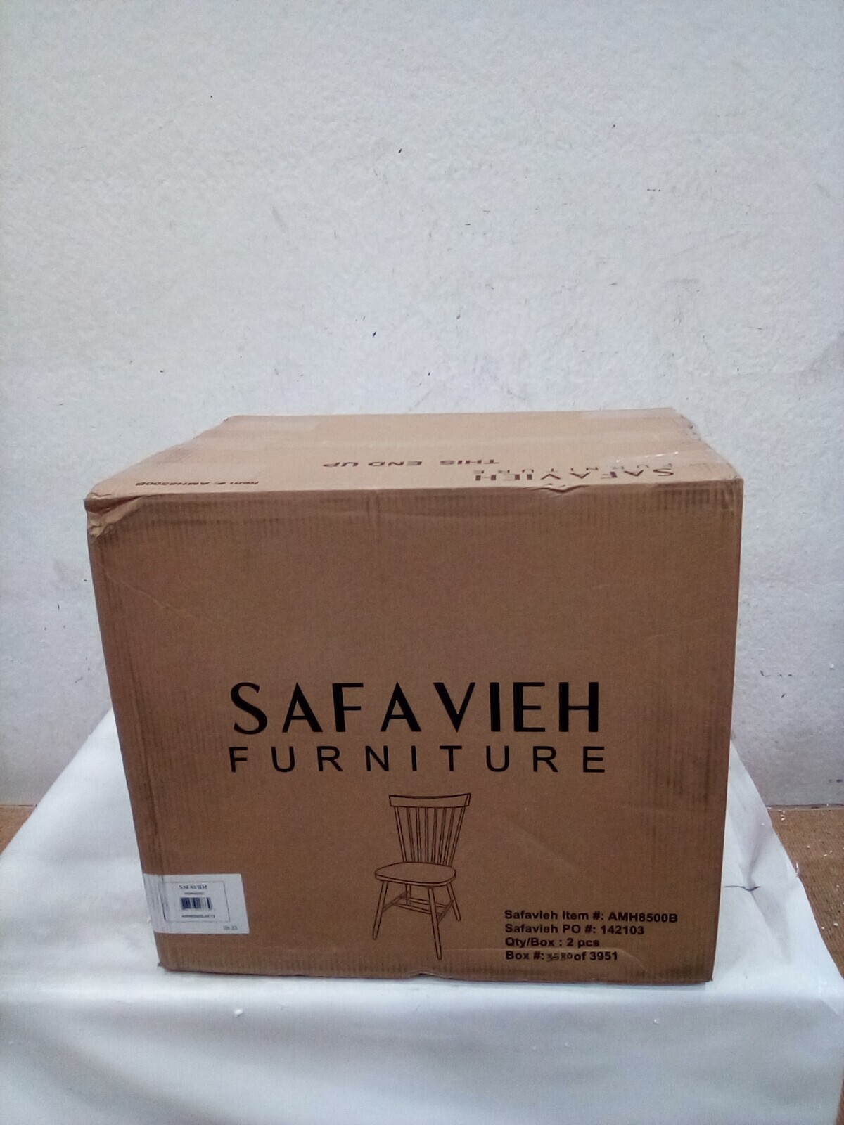 Safavieh PARKER SPINDEL SIDE CHAIR, Reduced Price 2172728425 AMH8500B