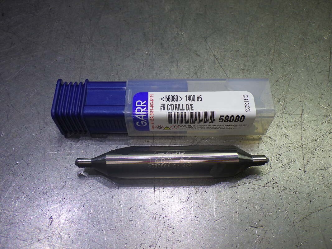 GARR #6 (.2188") 60 Deg 2 Flute D/E Carbide Counter Sink 58080 (LOC601)