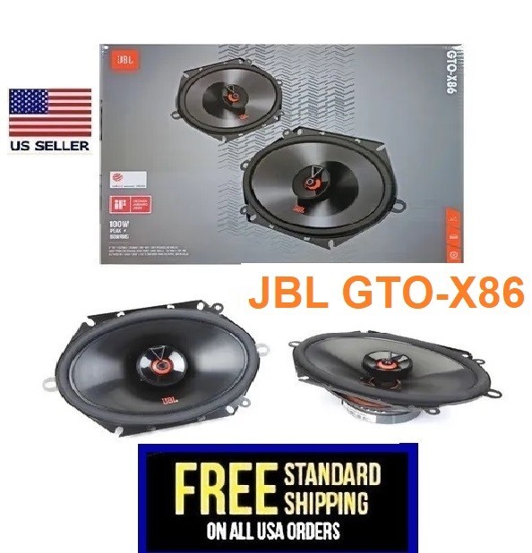 JBL GTO-X86 6 x 8 / 5 x 7 Inch 2-way Car Speakers 180 watts max 60 Watts RMS