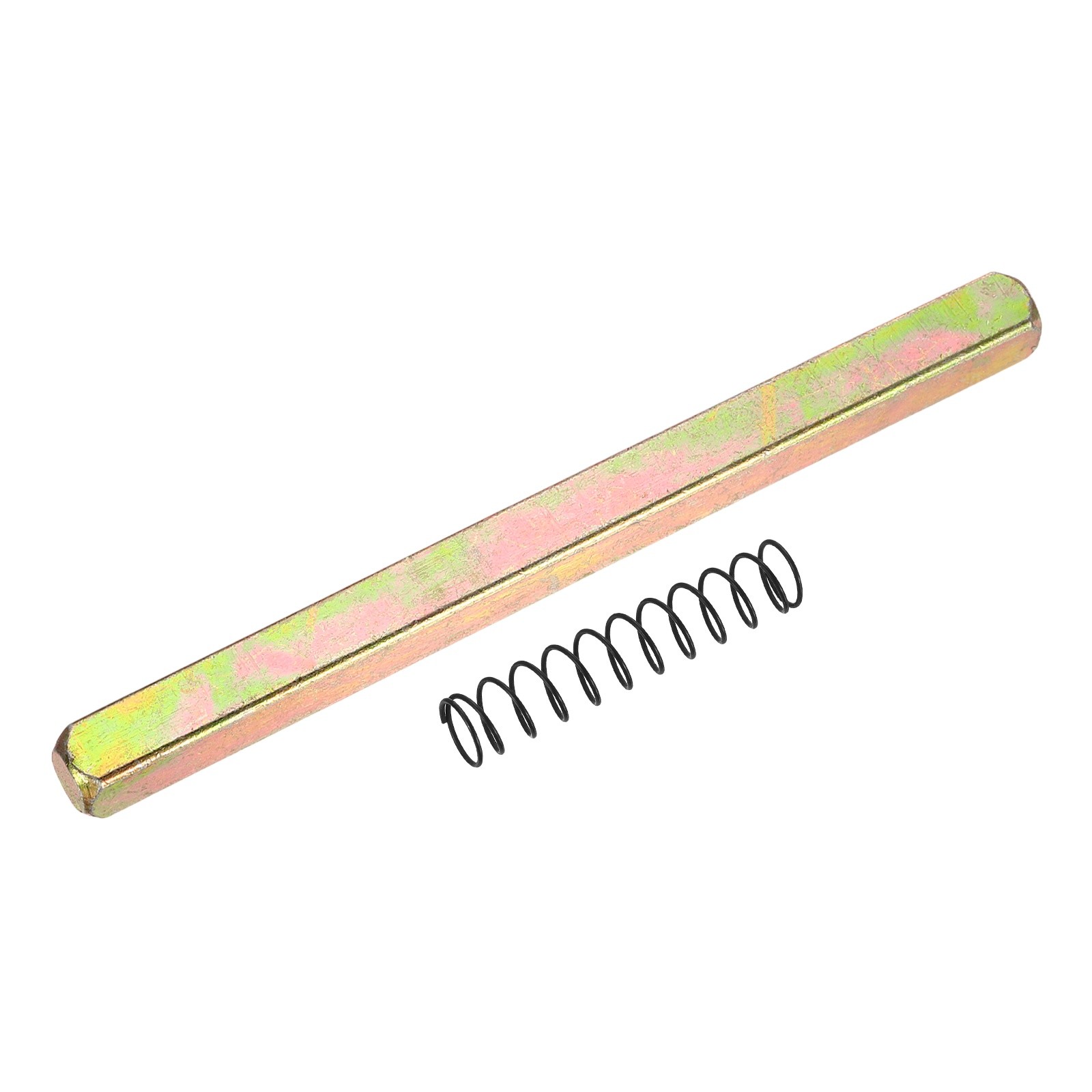 Gold Door Knob Spindle 110mm Spare Door Handle Spindle Bar and Spring